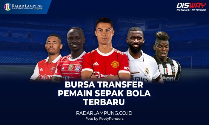 Transfer bursa terbaru pemain Transfer Pemain Terbaru di Klub Besar