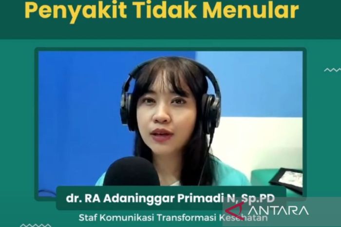 Kemenkes: Deteksi dini bantu cegah risiko penyakit tidak menular ... Pemerintah Luncurkan Program Deteksi Dini Penyakit Tidak Menular