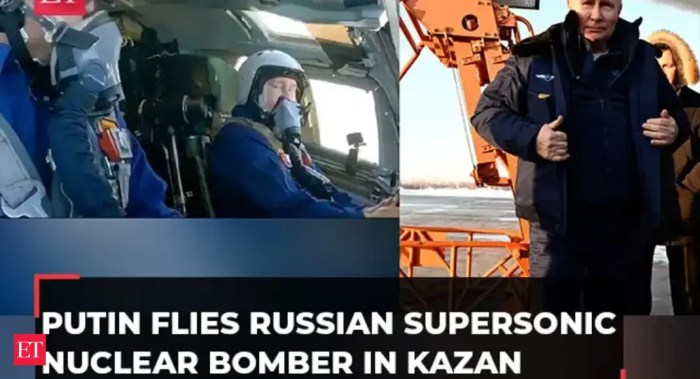 Putin puts West on notice, flies Russian supersonic nuclear bomber in ... Putin puts West on notice, flies Russian supersonic nuclear bomber in ...