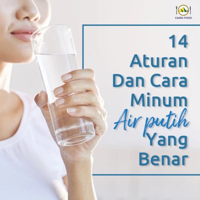 Rahasia Minum Air Putih yang Benar agar Tidak Mudah Sakit