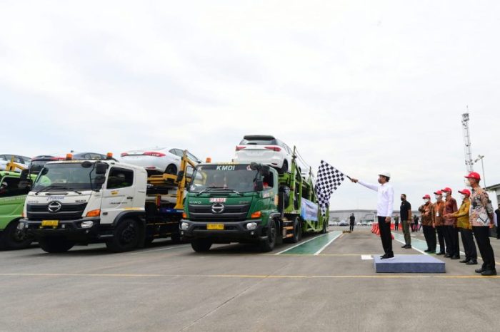 Keren! Kinerja Ekspor dan Impor Indonesia Tembus Rekor Tertinggi ... Ekspor Otomotif Indonesia Tembus Rekor