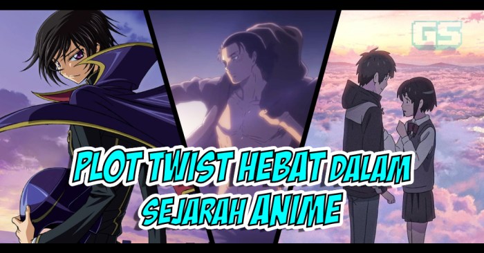 5 Anime dengan Plot Twist Tak Terduga