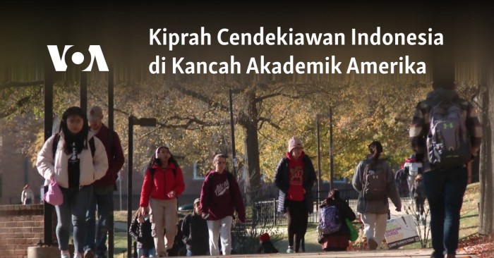 Kiprah Cendekiawan Indonesia di Kancah Akademik Amerika Kiprah Cendekiawan Indonesia di Kancah Akademik Amerika